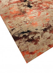 Anti-Skid Printed Floor Carpet Multicolour 80X120centimeter