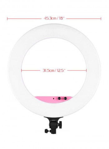 LED Video Ring Light Fill In Lamp 18inch White