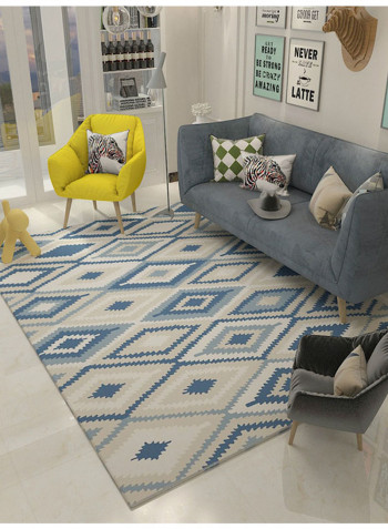 Non-Skid Bedroom Mat Multicolour 120 x 80centimeter