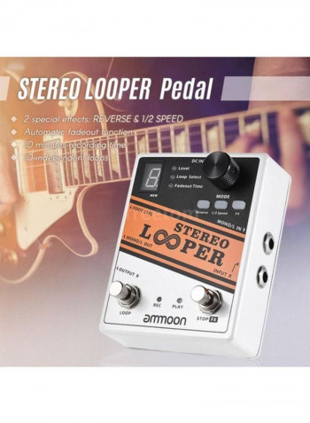 Stereo Looper Electric Guitar Effect Pedal