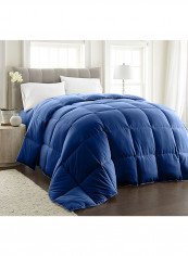 Egyptian Cotton Solid Comforter Royal Blue Super King