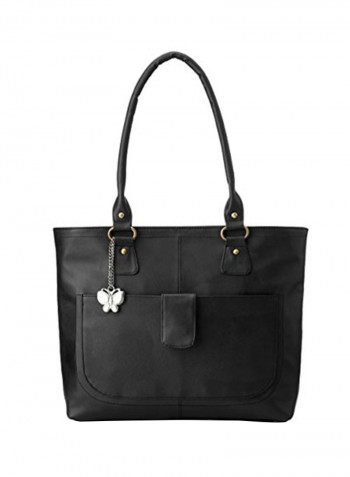 Polyester Blend Shoulder Bag Black