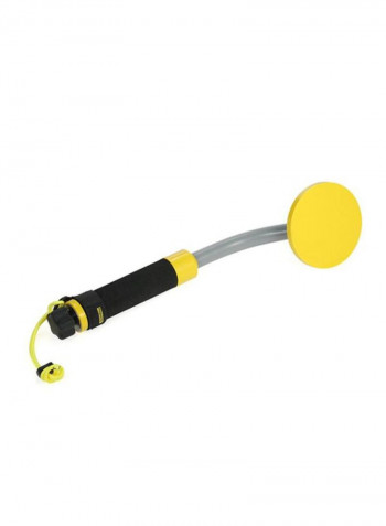 Waterproof Handheld Pinpointer Pulse Induction Metal Detector Black/Yellow/Silver 420x105x112millimeter