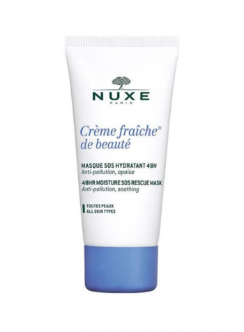 Creme Fraiche De Beaute Moisture Sos Rescue Mask 50ml