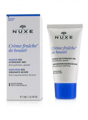 Creme Fraiche De Beaute Moisture Sos Rescue Mask 50ml