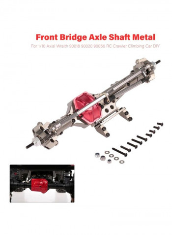 Front Bridge Axle Shaft For 1/10 Axial Wraith 90018 90020 90056 RC Crawler 30x7.5x7.6cm