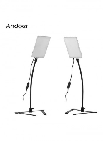 LED Dimmable Photography Light With Accessories White
