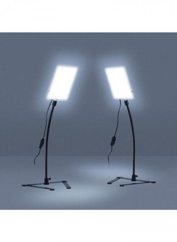 LED Dimmable Photography Light With Accessories White