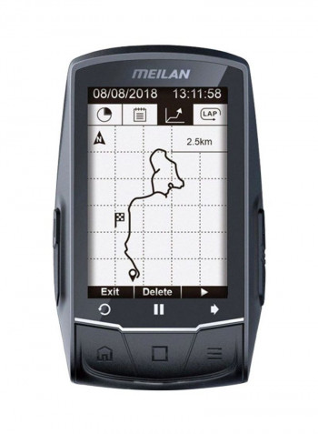 Navigation Position System Bicycle Speedometer 9x4x9x1.3cm