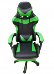 Double V 2 in 1 Gaming and Office Chair Green/Black