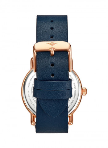 Men's Leather Analog Watch 3901.3