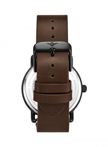 Men's Leather Analog Watch 3901.4