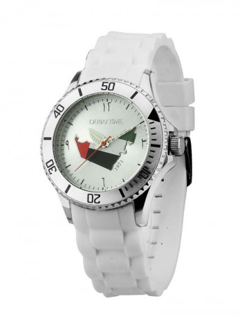 Men's Rubber Analog Quartz Wrist Watch TW-DT140316WRUW