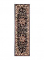 Lyndhurst Collection Traditional Area Rug Black/Red 68.58 x 243.84centimeter