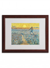 Sower 1888 Canvas Wall Art Multicolour 16 x 20inch
