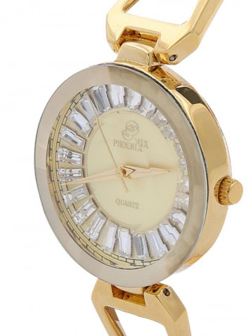 Women's 22K Gold Plated Analog Watch P-21748