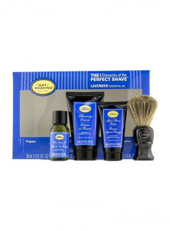 The 4 Elements Of The Perfect Shave - Lavender Kit