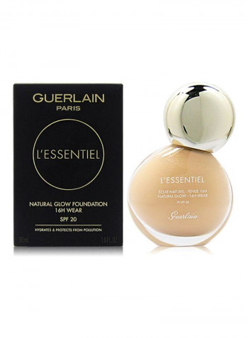 L’Essentiel Natural Glow Foundation SPF 20 01W Very Light Warm