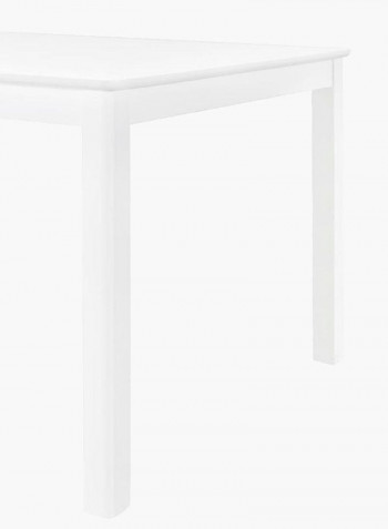 6-Seater Boston Dining Table White 150x74x90cm