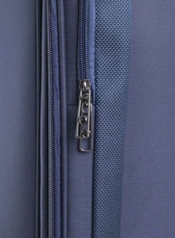 Opal Softside 3 Piece Luggage Trolley Set Navy