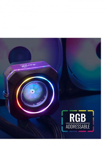 Pulse L240F ARGB Liquid Cooler MultiColour