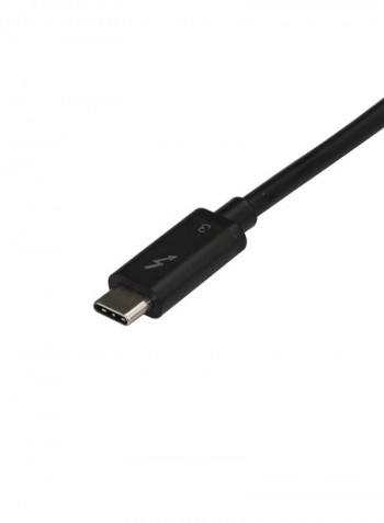 Thunderbolt 3 To eSATA Adapter With USB 3.1 Grey/Black