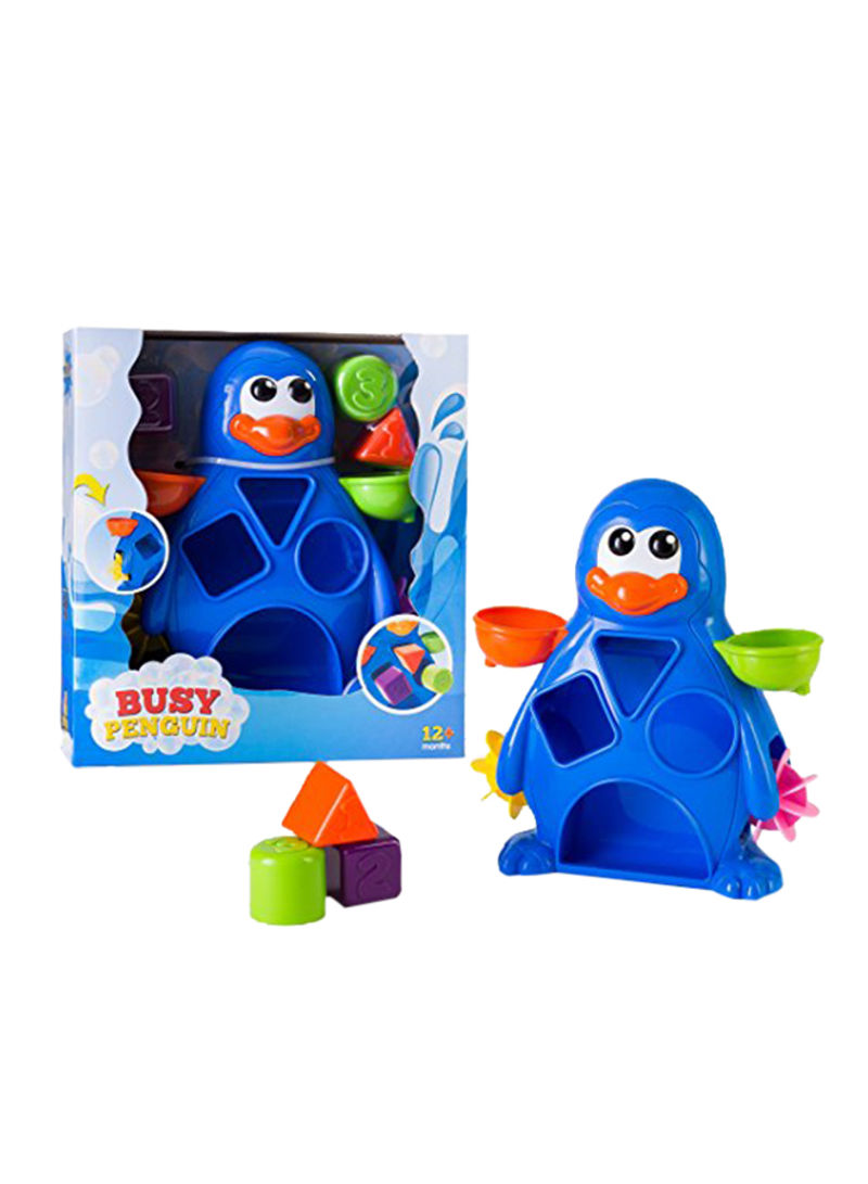A Busy Penguin Baby Bath Toy