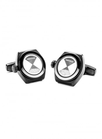 Eternity Stainless Steel Cufflinks