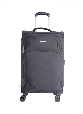 Opal Softside 3 Piece Luggage Trolley Set Black