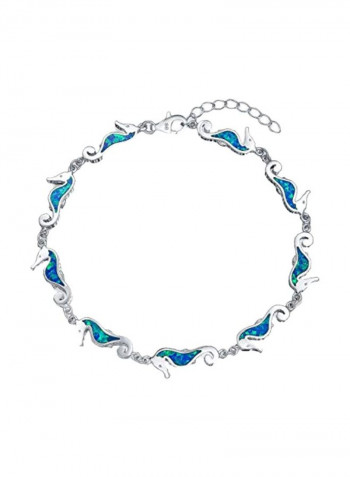 925 Sterling Silver Seahorse Bracelet
