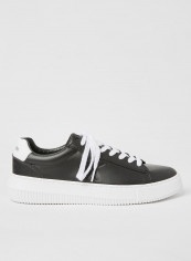 Leather Sneakers Black