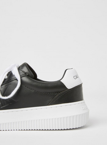Leather Sneakers Black