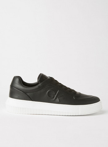 Leather Sneakers Black