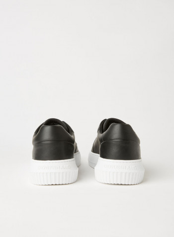 Leather Sneakers Black