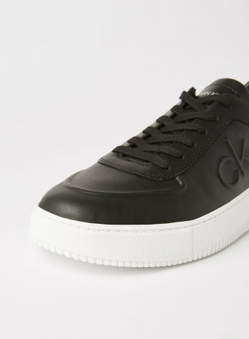 Leather Sneakers Black