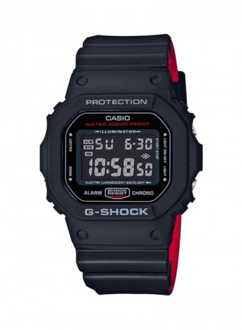Men's G-Shock Water Resistant Digital Watch DW-5600HR-1DR