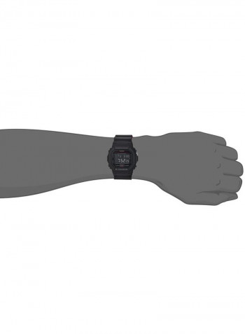 Men's G-Shock Water Resistant Digital Watch DW-5600HR-1DR