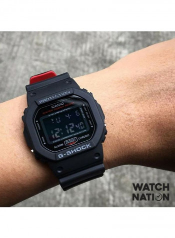 Men's G-Shock Water Resistant Digital Watch DW-5600HR-1DR