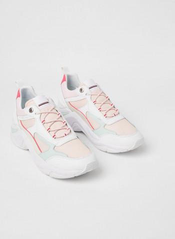 Chunky Wedge Sneakers Light Pink
