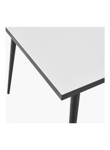 Finland 6 Seater Dining Table White 76 x 150cm