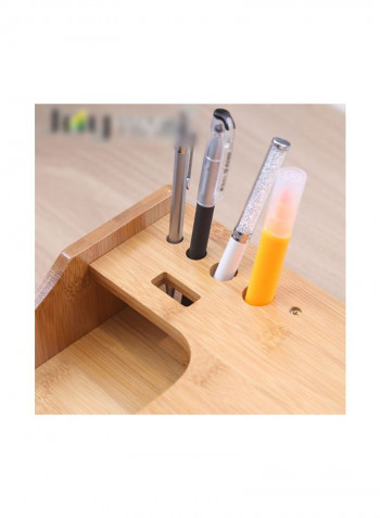 Multipurpose Organizing Shelf Bamboo 50.5x7.2x21centimeter