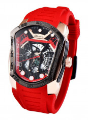 Men's Creative Big Dial Rubber Band Quartz Watch NNSB03701312
