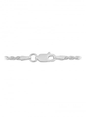 925 Sterling Silver Rope Chain Necklace