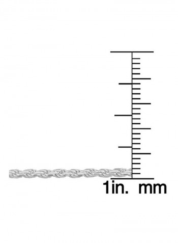 925 Sterling Silver Rope Chain Necklace