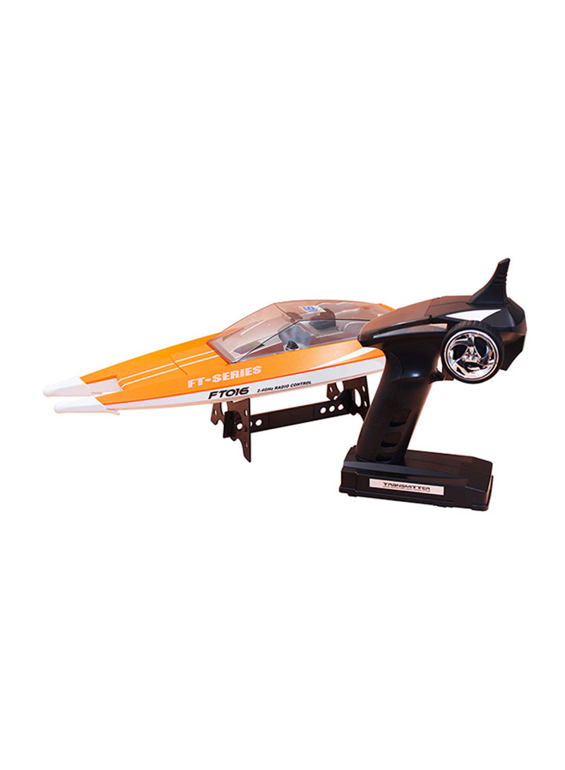 RC Racing Boat With Water Cooling Flipped Self-Righting Function RM10206C 50x20x19centimeter