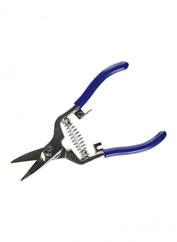Spring Loaded Rag Quilting Snips Silver/Blue 6inch