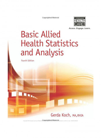 Basic Allied Health Statistics And Analysis Spiral Bound 4