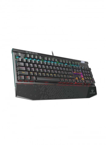 Tungsten Hyper Action Mechanical Gaming Keyboard MX Cherry Black with Volume Scroller Black