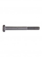 25-Piece Galvanized Hex Bolt Silver 0.5x6.5inch