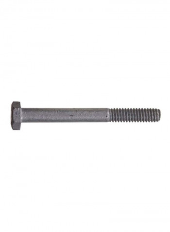 25-Piece Galvanized Hex Bolt Silver 0.5x6.5inch